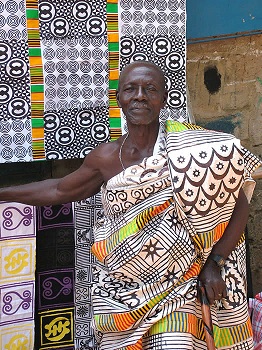 Man wearing Adinkra fabric.jpg