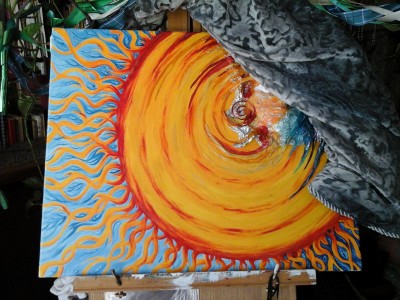 The Sun of Litha, work in progress by, Firebird