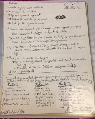 Scribbling ideas from a session with one of my mentors; to be better organized later.