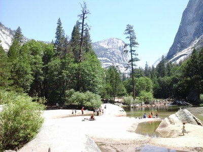 What's left of Mirror lake