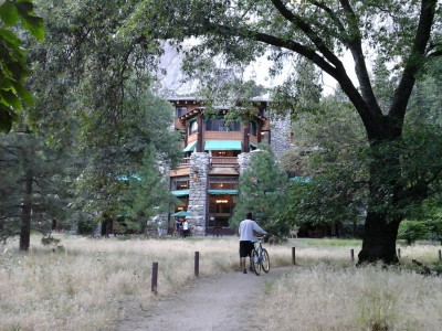We rode our bikes around a lot, this is the back side of this beautiful hotel